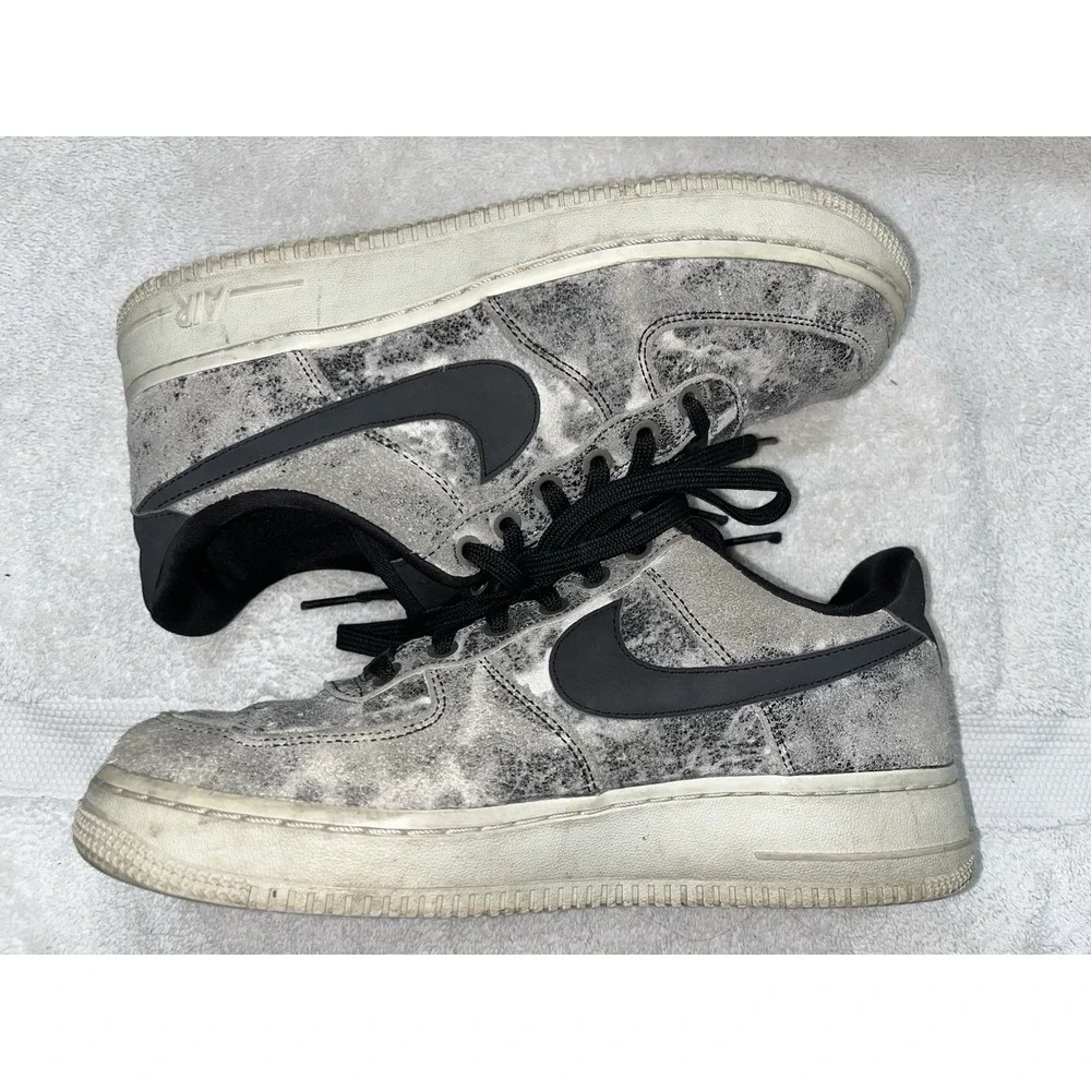 Nike Air Force 1 Black Metalic Pewter LXX Women's Size 8 Air Force 1 A01017-001